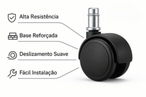 Rodizio PP KIT 300 Unidades