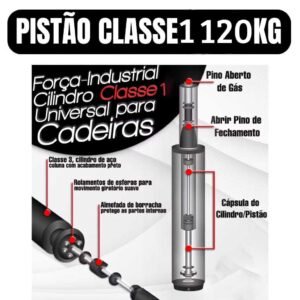 Kit Com 5 unidades Pistões a Gás Classe 1